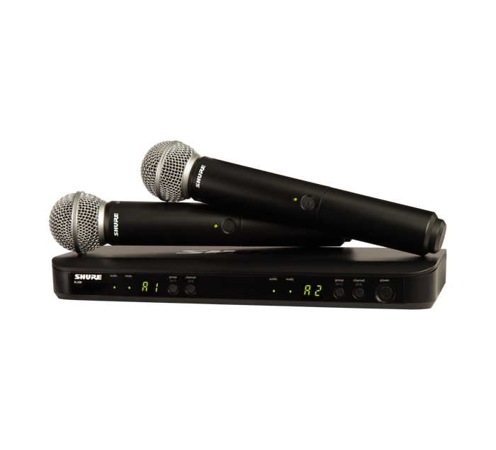 BLX288/SM58 Dual Wireless Handheld Microphone System (Freq: H10)
