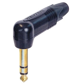 1/4" TRS Phone Plug - Right Angle - NP3RX
